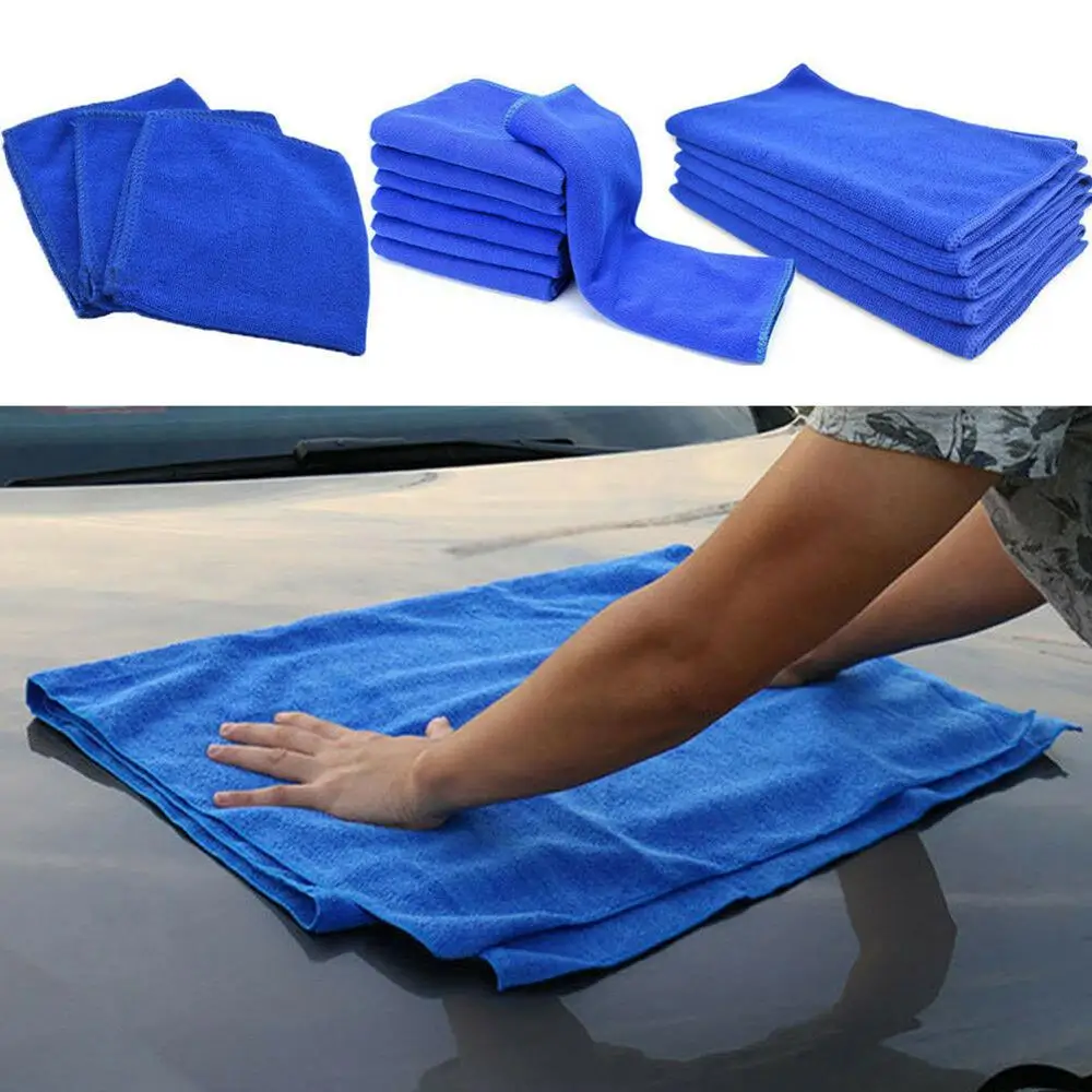 

1PC 60*160cm Blue Large Microfibre Cleaning Auto Car Detailing Soft Cloths Wash Towel Duster