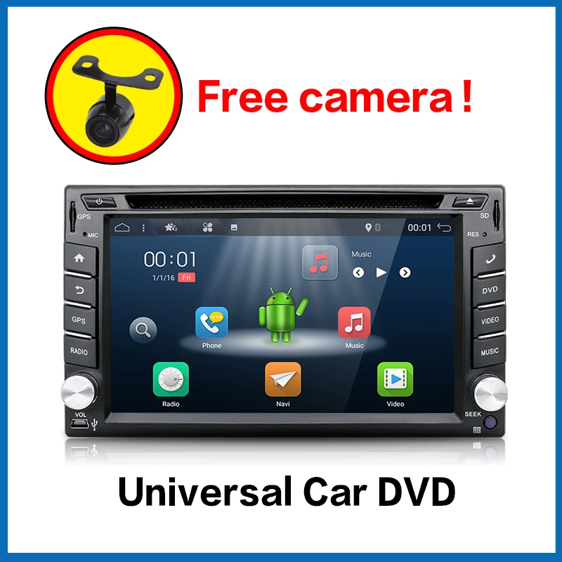 Android 10 Универсальный 2 Din Автомобильный dvd-плеер радио GPS навигация Bluetooth Wifi двойной