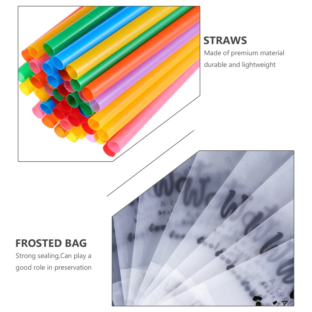 

50pcs Drink Pouches Bags Juices Drink Bags Stand Drink Container Bags
