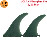 new products sup single fin longboard fins volan fiberglass 910 length upsurf surf fin green color fin surfboard fin