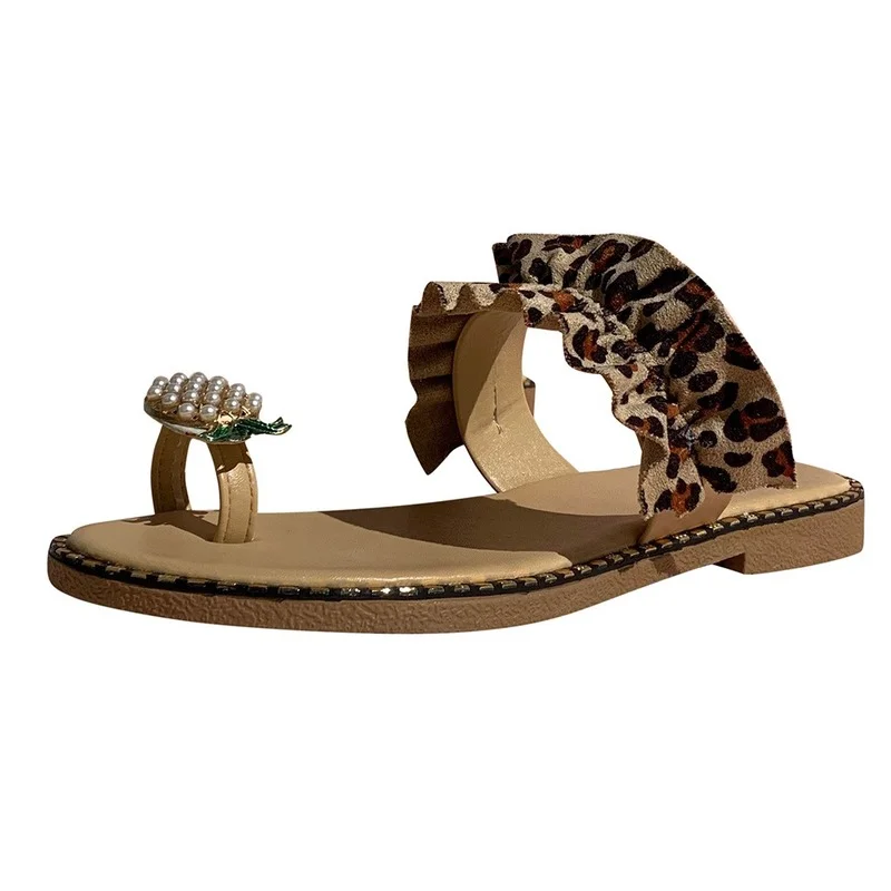 

2021 Summer New Korean Version of The Flat Bottom All-match Flip-flop Sandals and Slippers for Women To Wear Student Slippers