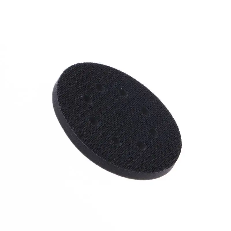 

5 Inches 8-Hole Soft Sponge Interface Pad for Sanding Pads Hook&Loop Sanding Discs for Uneven Surface Polishing Power Tools