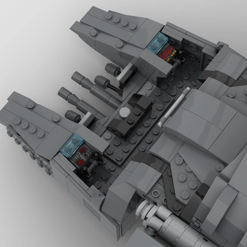 

MOC Building Blocks Star Movie Imperial High-tech Dropship Transport Military Weapon Model Toys Gift