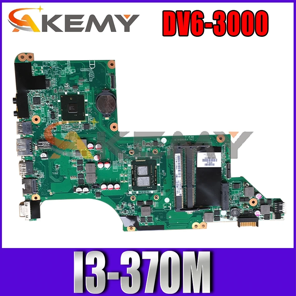 

637212-001 637212-501 для струйного принтера HP Pavilion DV6-3000 I3-370M Материнская плата ноутбука DALX6HMB6C0 HM55 DDR3 материнская плата