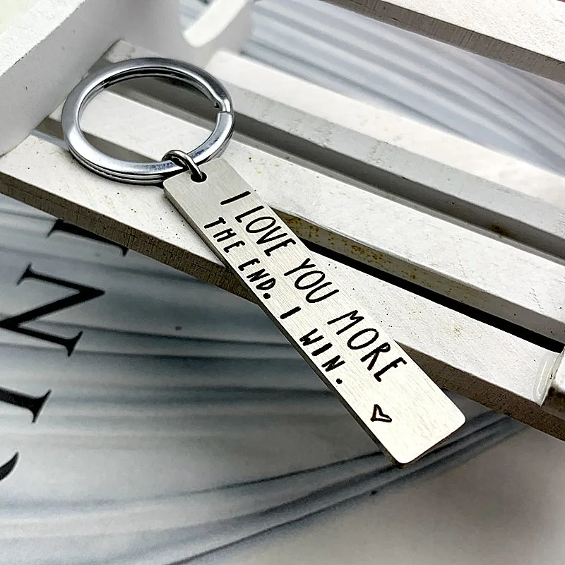 Я люблю тебя больше чем пара милый брелок для ключей подарок парня девушки брелки