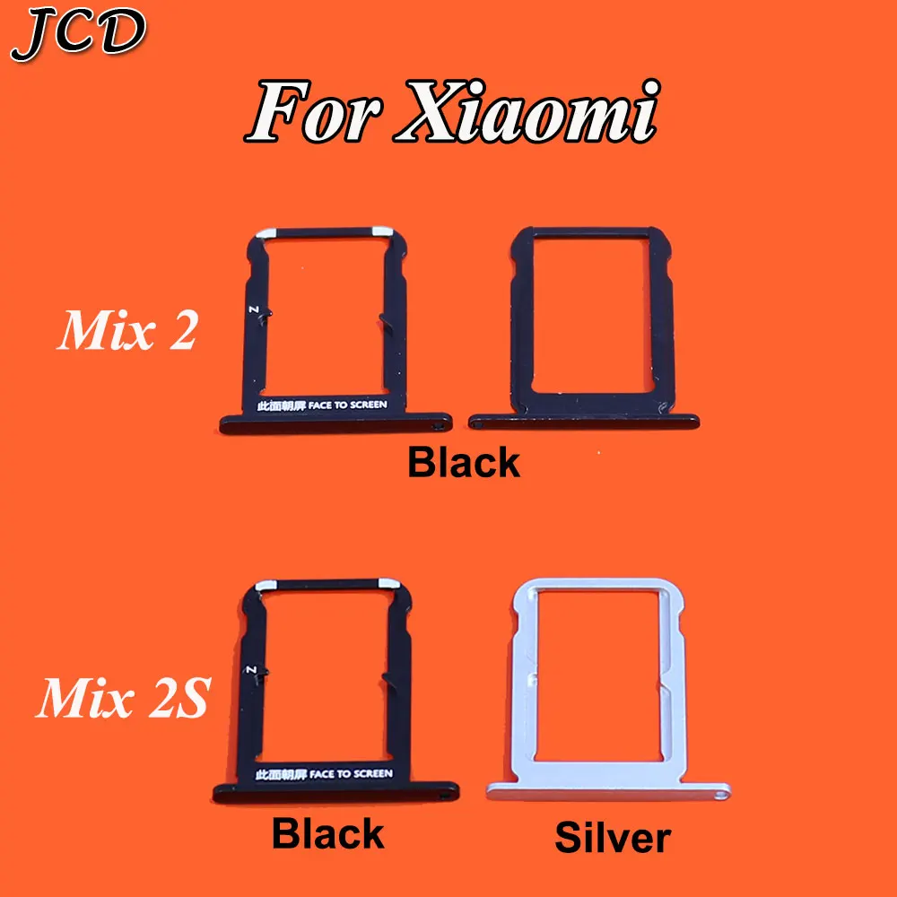 JCD для Xiaomi Mi MIX 2/MIX2S карты держатель лотка Слот sim адаптер гнездо SIM Замена запасных