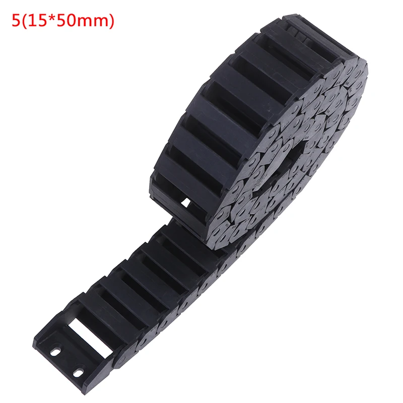 Cable Chain Semi-Enclosed Wire Transmission Carrier Plastic Drag Towline For 3D Printer CNC Engraving Machine 15-50mm