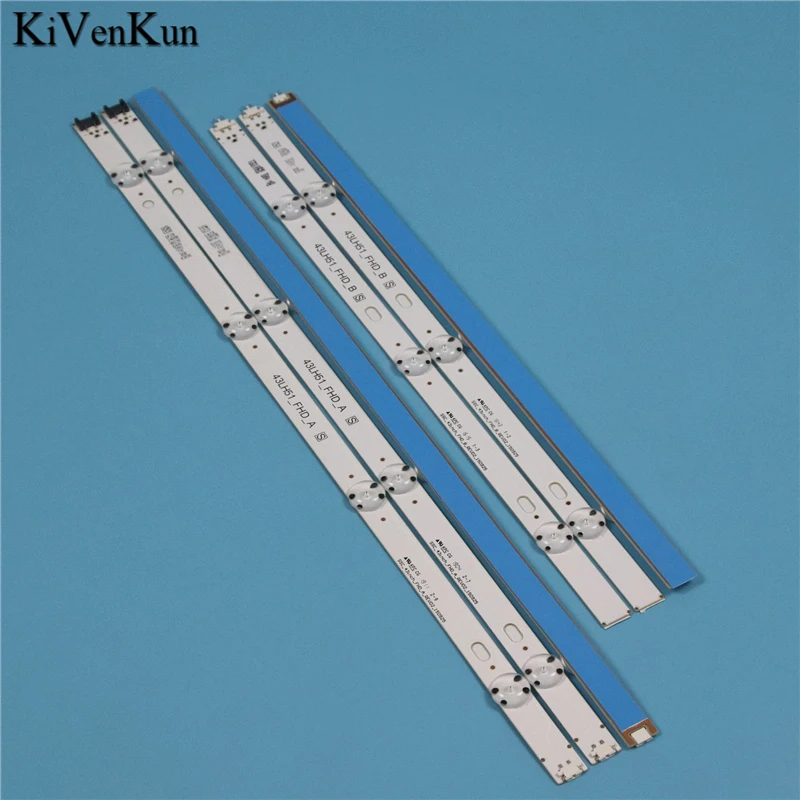 

Светодиодные ленты головного света для LG 43LX774H 43LX774M, ленты для полос 43LH51_FHD_A S LGE_WICOP_FHD, 43 дюйма _ FHD _ b_rev02, 6 шт.