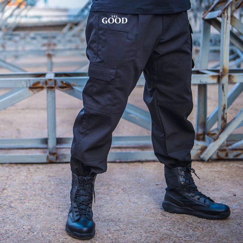 

New Mens Tactical Pants Multiple Pocket Elasticity Military Urban Commuter Tacitcal Trousers Men Slim Fat Cargo Pant 4XL