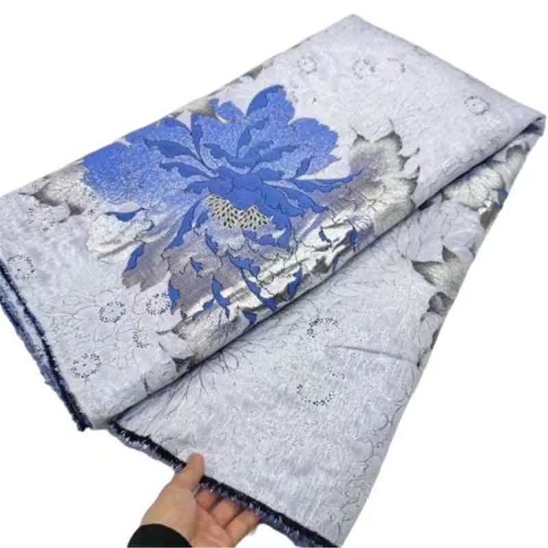 

Новейший дизайн, жаккардовая кружевная ткань из парчи, французская кружевная ткань, Высококачественная африканская нигерийская кружевная ткань для вечернего платья