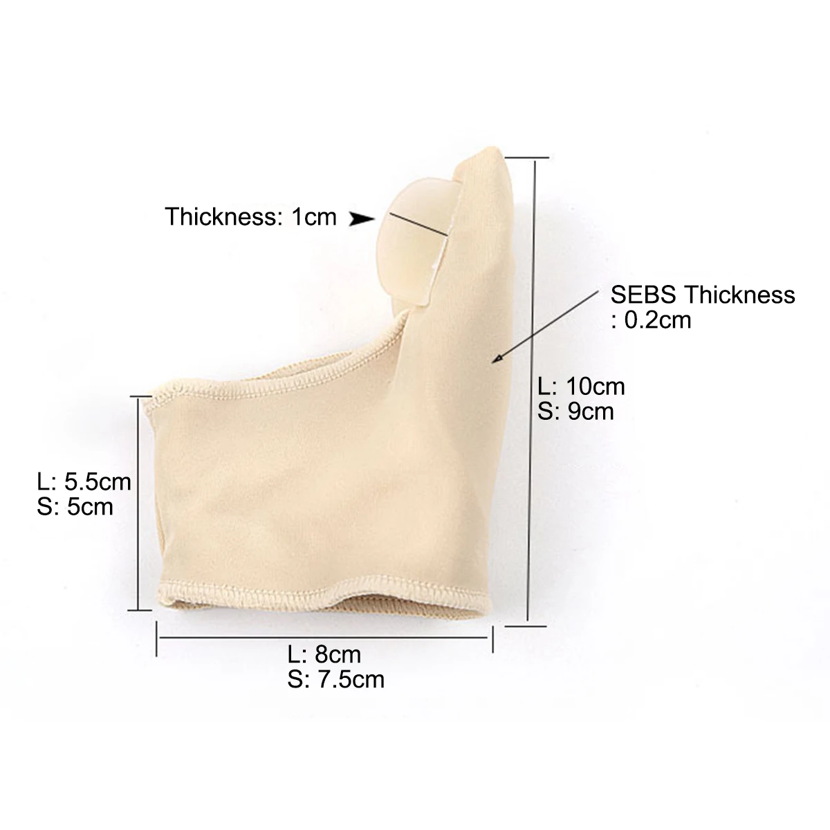 

1 Pair Bunion Protector Straightener Separator Corrector Sport Safety Hallux Valgus Correction Toe Spacer Feet Care Adjuster