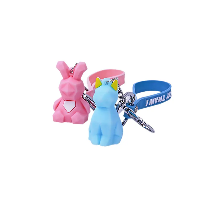 

Cartoon key chain female personality creative car bag key pendant cute net red bell high grade key chain male