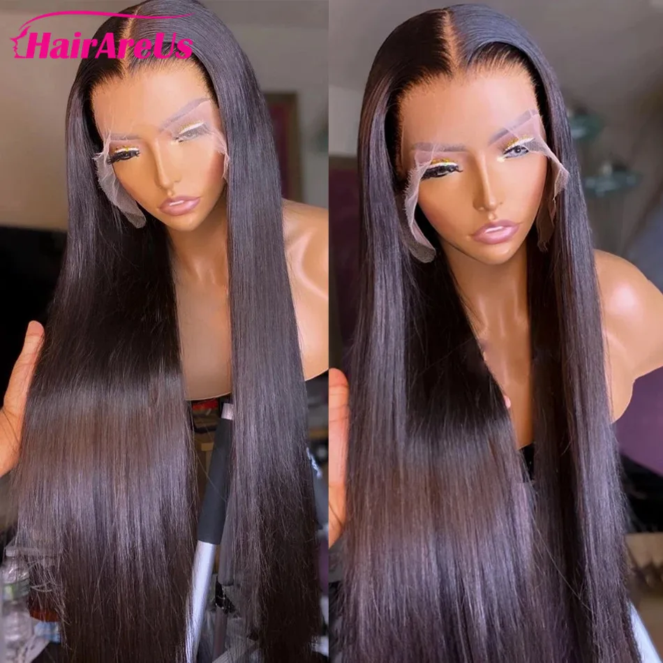 Недорогие парики из человеческих волос на сетке спереди для женщин бразильские