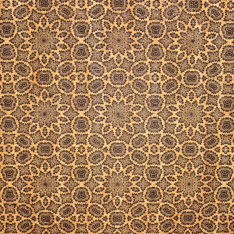 Арабский узор из пробкового дерева португальская пробка ткань пробковой ткани