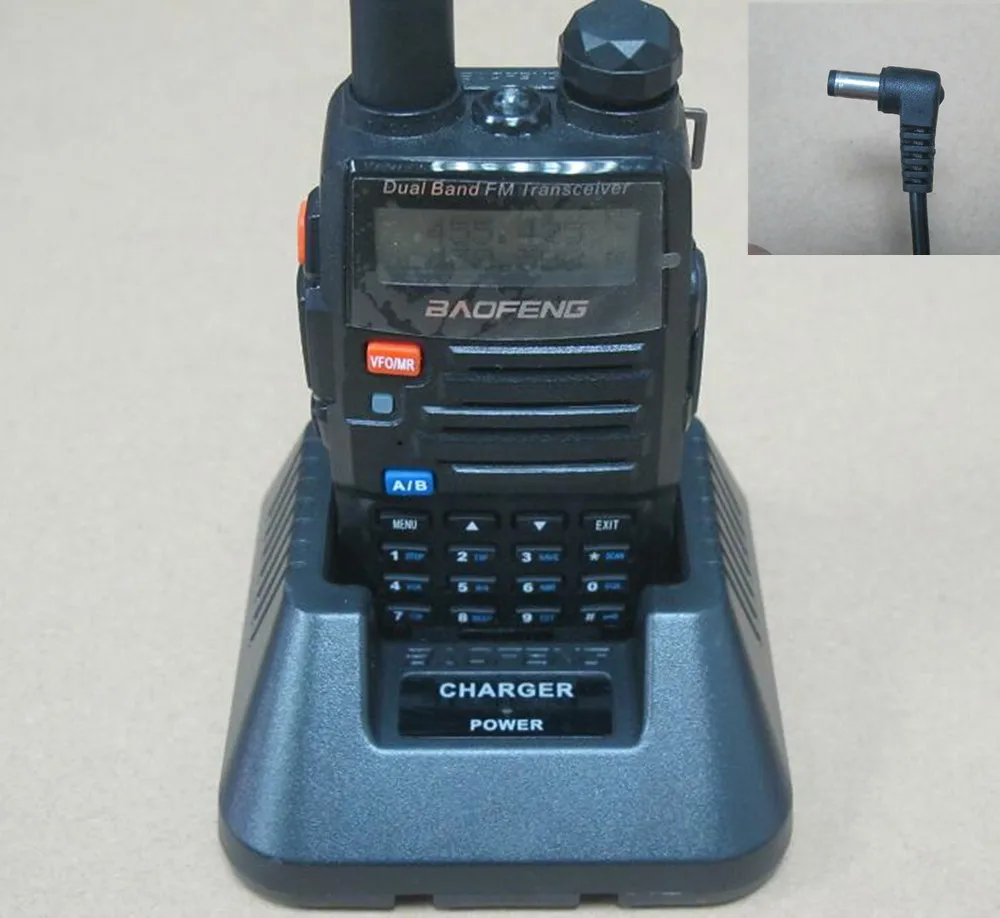 

OPPXUN UV5R 3.5MM USB Battery Charger For Portable Two Way Radio Walkie Talkie UV-5R UV-5RA UV-5RC UV-5RE UV5RG UV5RPLUS Series