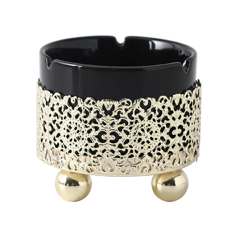 Пепельницы золотые железные художественные керамические креативные личные