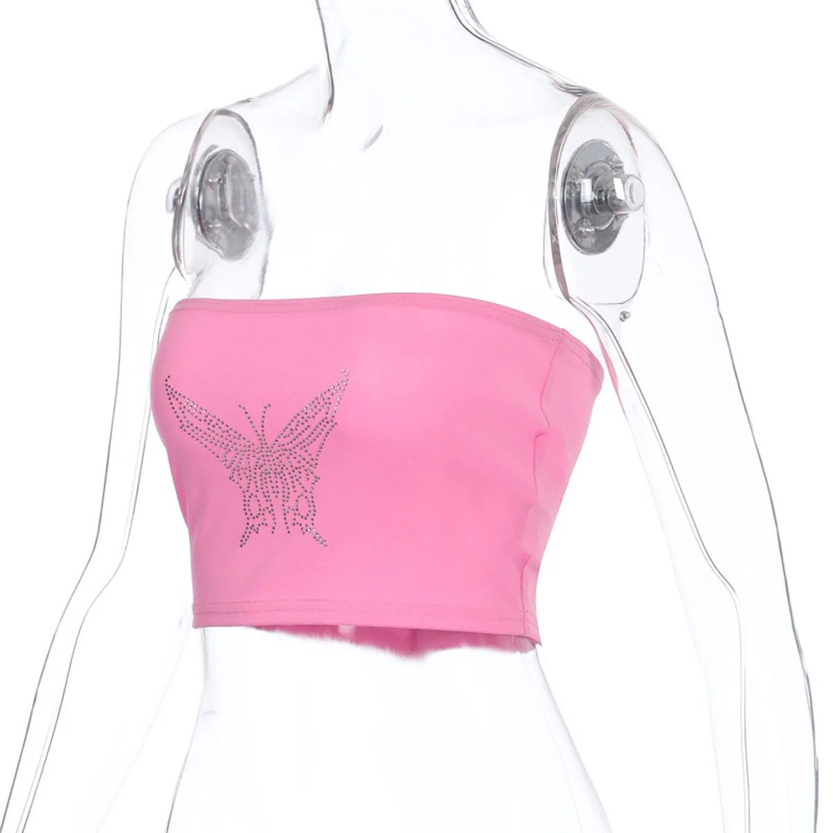 Женская пикантная обувь в стиле хип хоп летнее цельное платье без бретелек