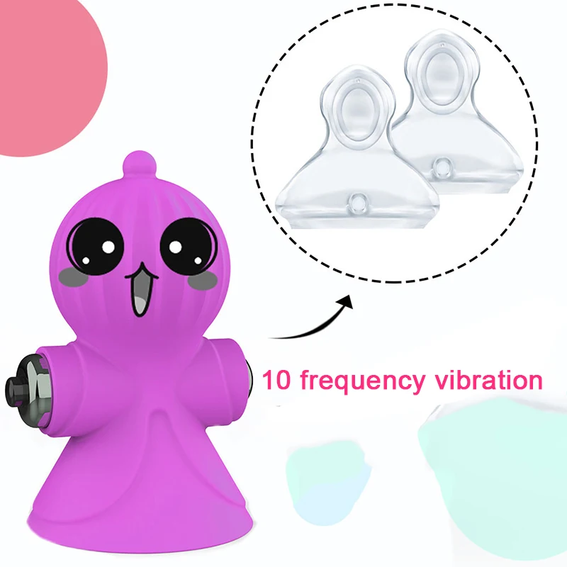 1 шт. стимуляция сосков пуля вибратор женский массаж груди соска присоска