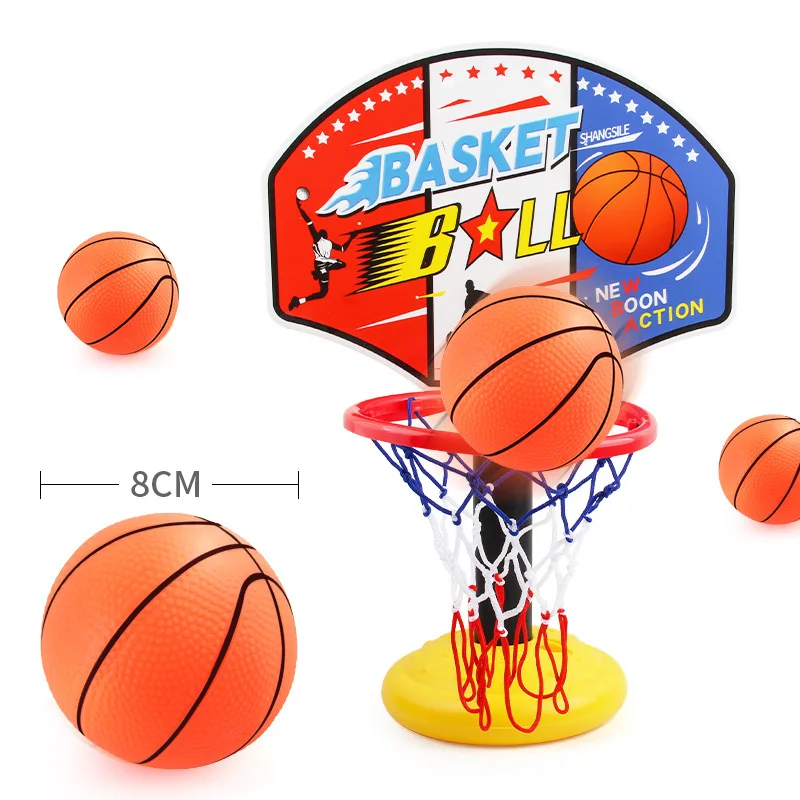 

49-112CM Basketball Stands Height Adjustable Kids Basketball Goal Hoop Toy Set Basketball for Boys Training Practice Accessories