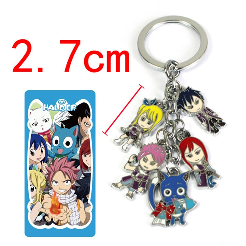 

Anime FAIRY TAIL Cosplay Keychain Pendant Ornaments Adult COS Accessories Costume Props Christmas Halloween Gift