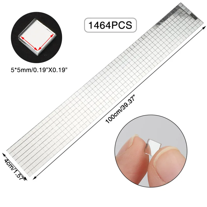 

Self-Adhesive Mini Square Glass Real Glass Mirrors Mosaic Tiles Decorative Craft Wall Stickers for DIY Handmade Home Decoration