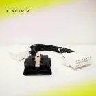 1 шт. плоский лист + тонкий как лапша OBDII OBD 2 OBD2 16 Pin ELM327 Мужской Двойной Женский Y сплиттер локоть удлинитель соединительный кабель с разъемом кабеля