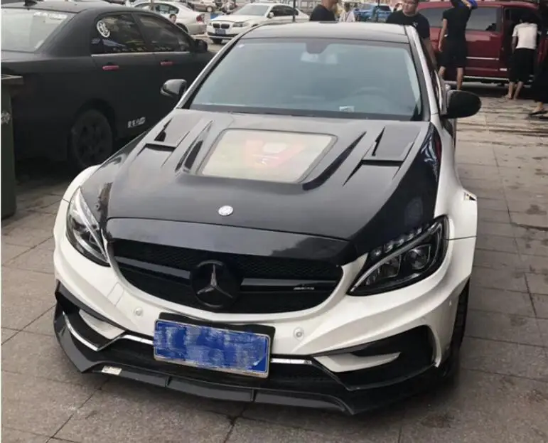 Углеродное волокно высокая термостойкость прозрачное стекло переднего бампера