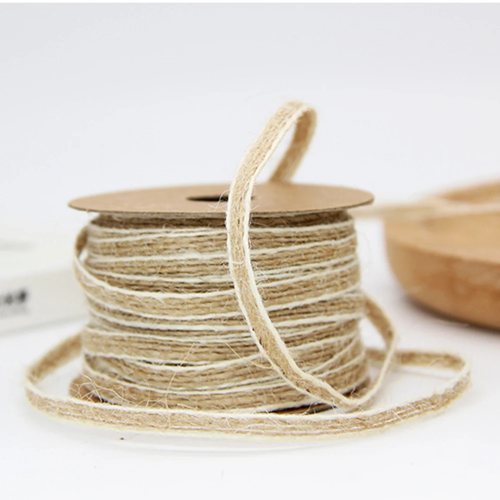 Рождественское украшение LAPHIL 10 м джутовая лента елочные Подвески украшения