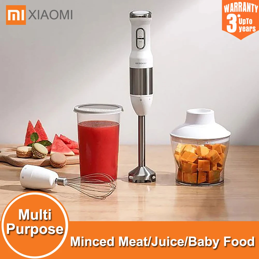 Ручной блендер XIAOMI электрический кухонный портативный миксер MIJIA QCOOKER
