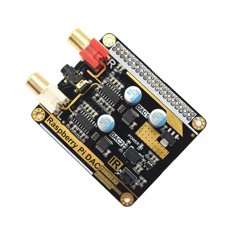 HIFI двойной декодирующий DAC I2S плата режим Volumio для Raspberry Pi 3B +|Цифро-аналоговые