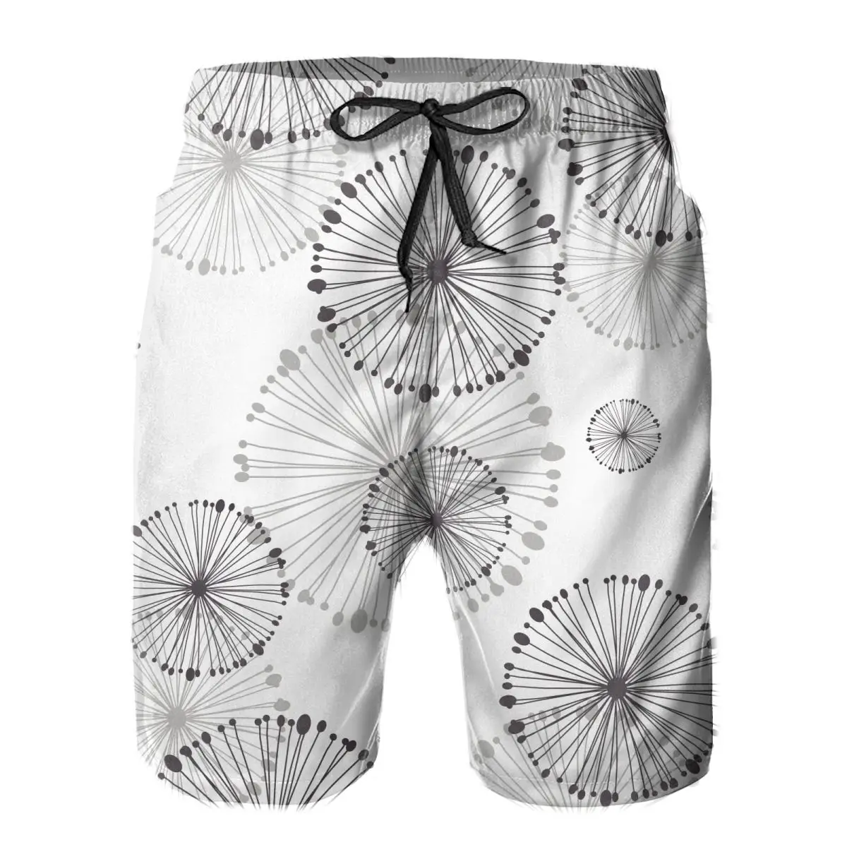 

Мужские пляжные шорты, быстросохнущие мужские плавки с рисунком одуванчика, мужской купальник, пляжная одежда, пляжные шорты для купания