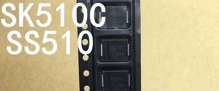 

10 шт./лот SK510C DO-214AB SS510 5A 100V