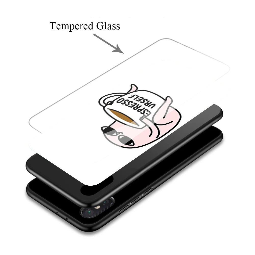 Lavaza ketnipz, милые цветные закаленное Стекло мягкий чехол для OPPO A3s A5s A7 A37 A39 A57 A73 A77 A7x F5 F7 F9 F11 крышка
