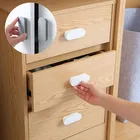 Многофункциональная Пластиковая ручка для шкафа, балкона, ящика без отверстия, клейкая ручка, рабочая функция, украшение для дома