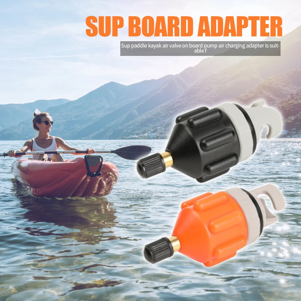 

Rowing Boat Air Valve Adaptor SUP Board Kayak Inflatable Pump Adapter Air Valve Attachment Kayak Accessories Parts Kayak Boat