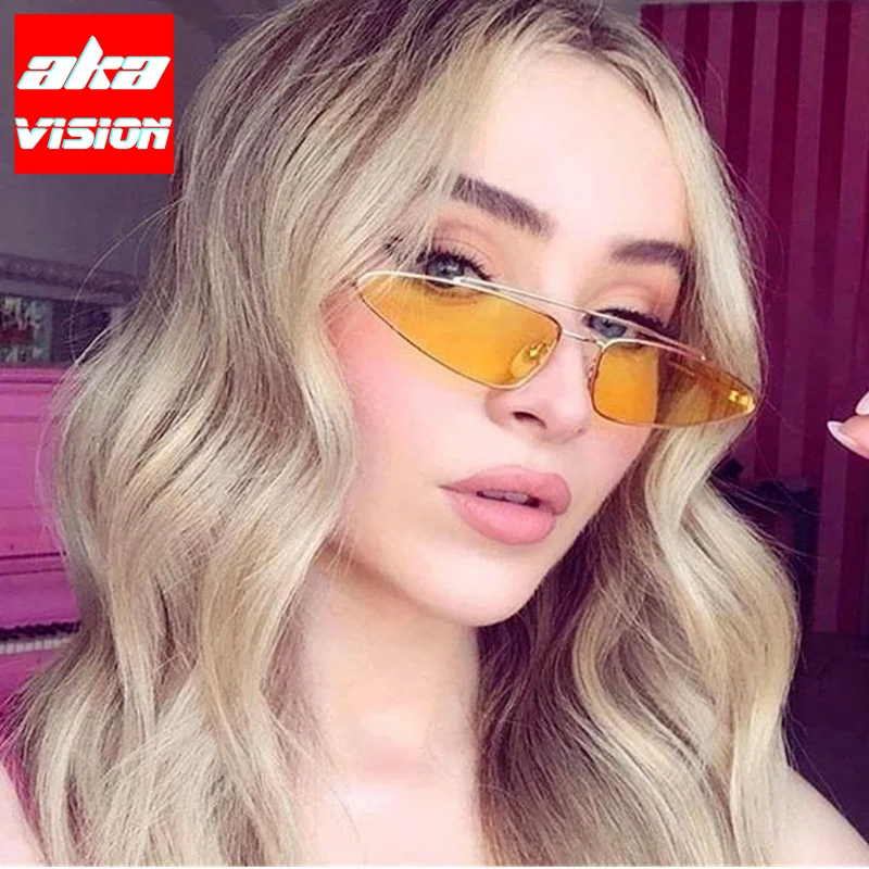 

AKA VISION 2021 Classic Sunglasse Eyeglasses Men Brand Design Mirror Glasses Retro Travel Party Street Beat UV400 Oculos De Sol