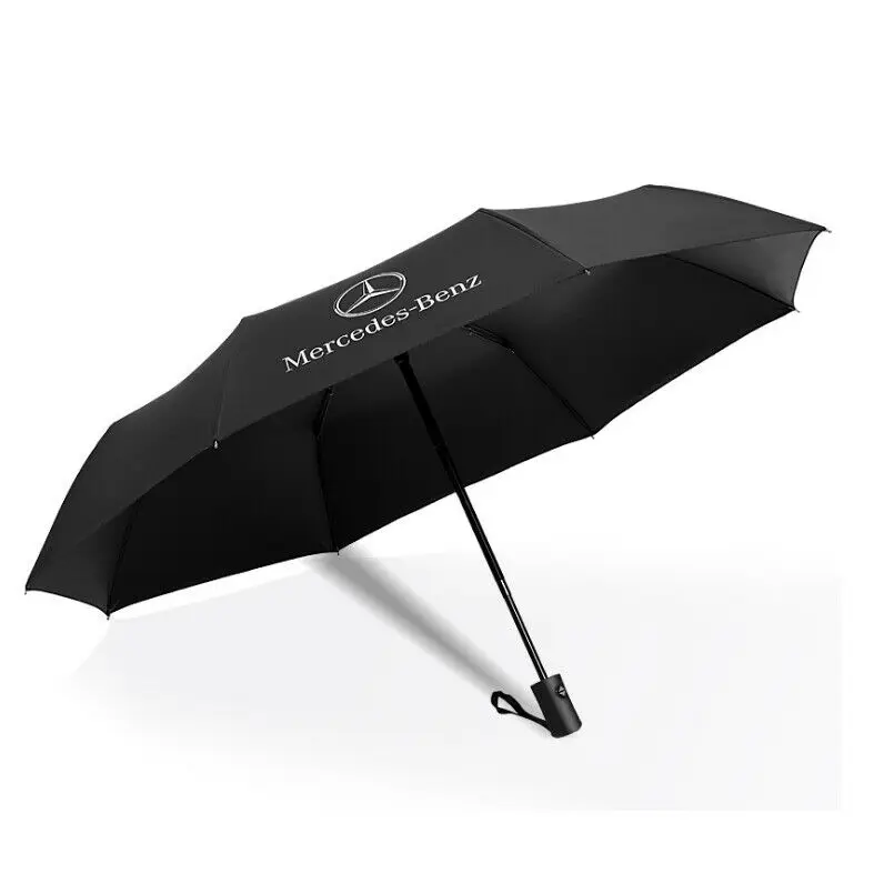 1 шт. Зонт Автомобильный логотип складной большой качественный Brolly подарок зимний карман для Mercedes Benz