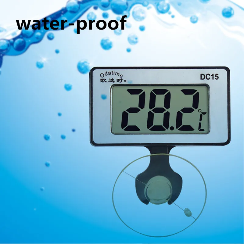 Цифровой погружной мини термометр для аквариума с ЖК дисплеем водонепроницаемый