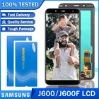 5,6 ''Оригинальный ЖК-дисплей для SAMSUNG Galaxy J6 2018 J600F J600 J800 Super AMOLED дисплей сенсорный экран дигитайзер Запасные части