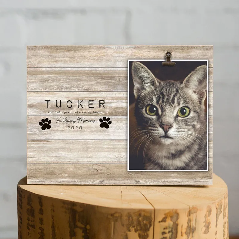 Фоторамка потеря сочувствия кошки собаки персональная фоторамка в память о