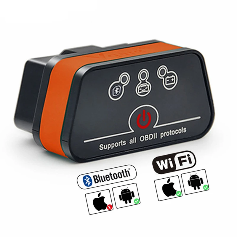 Vgate icar2 Bluetooth/Wi Fi OBD2 диагностический инструмент ELM327 OBD 2 сканер ELM 327 Икар для