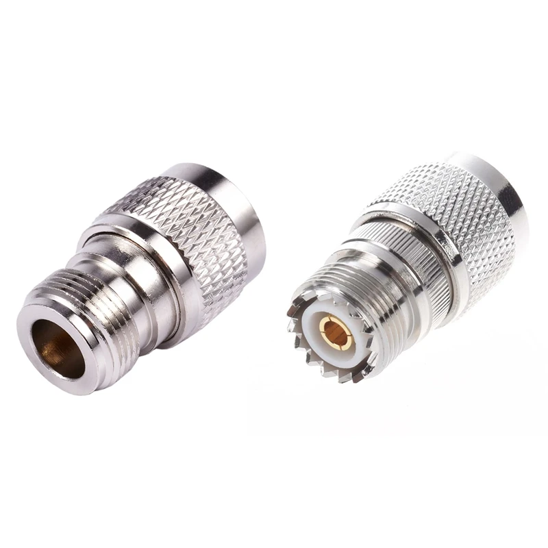 

Прямой N Male к UHF SO-239 Female Jack коаксиальный адаптер и UHF Male PL259 к N Female M/F прямой Коаксиальный RF адаптер
