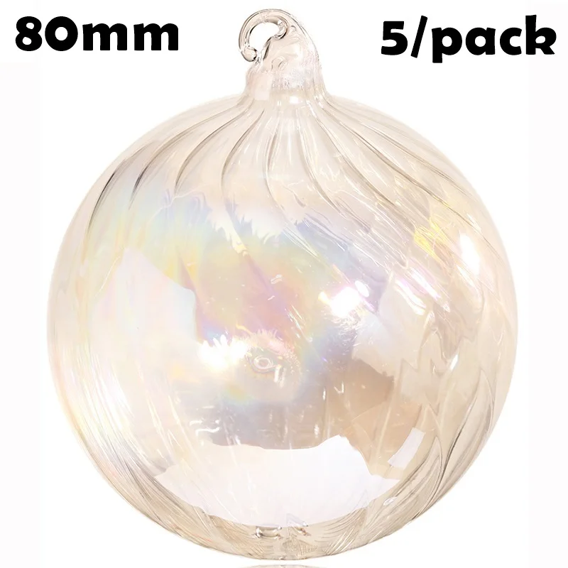 Акция 5 шт./упаковка покрасочное Рождественское украшение сделай сам 80 мм