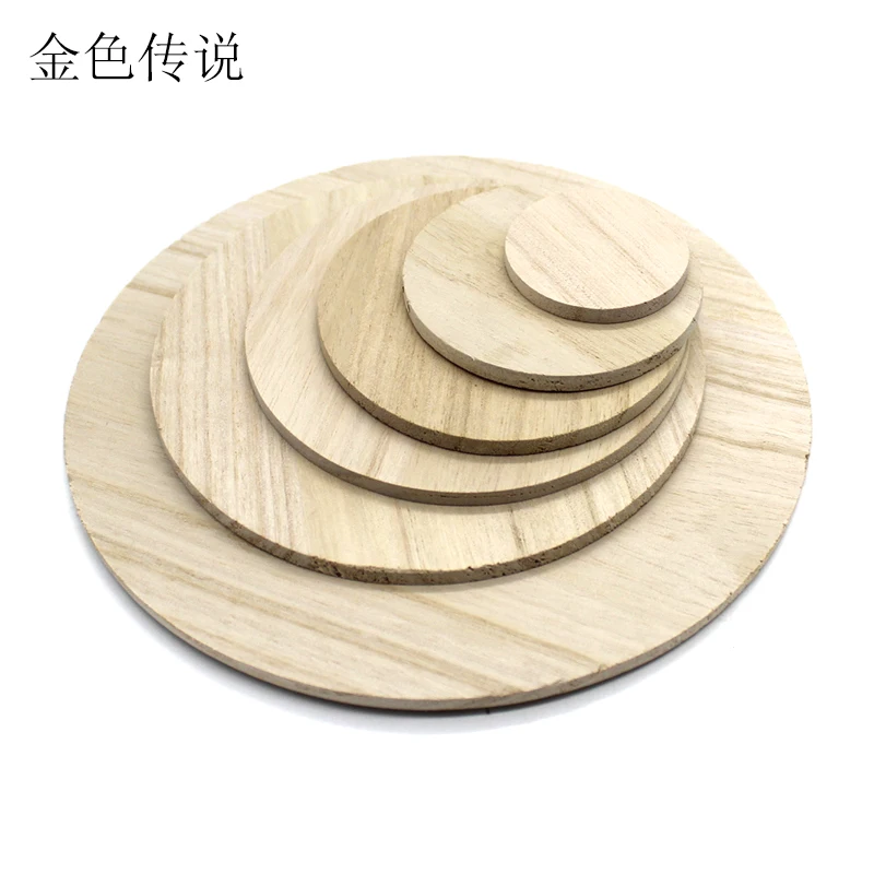 Фото 5 мм круглые доски paulownia толстые деревянные фишки DIY модель ручной работы материал 5 мм круглые доски paulownia толстые деревянные фишки DIY модель ручной работы материал