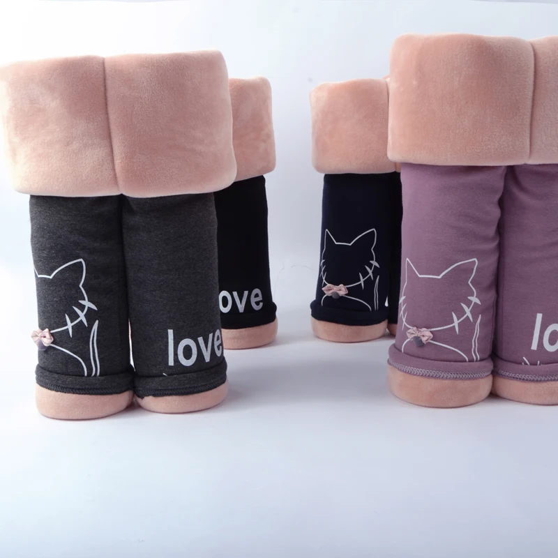 Детские длинные штаны для девочек до 30 градусов теплые леггинсы хлопковые