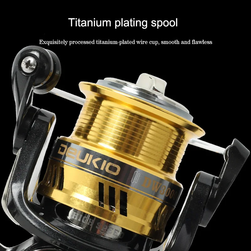 

good quality Metal Fishing reel spinning reel high speed metal spool 2000 3000 6.7:1 spinning reel 5+1BB for carp fishing