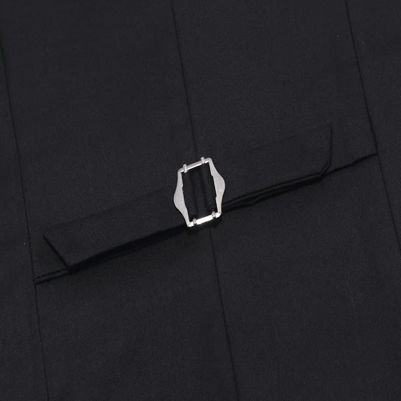 

Men's fashion spring and autumn new solid color V-collar single breasted leisure suit waistcoat men MJ03