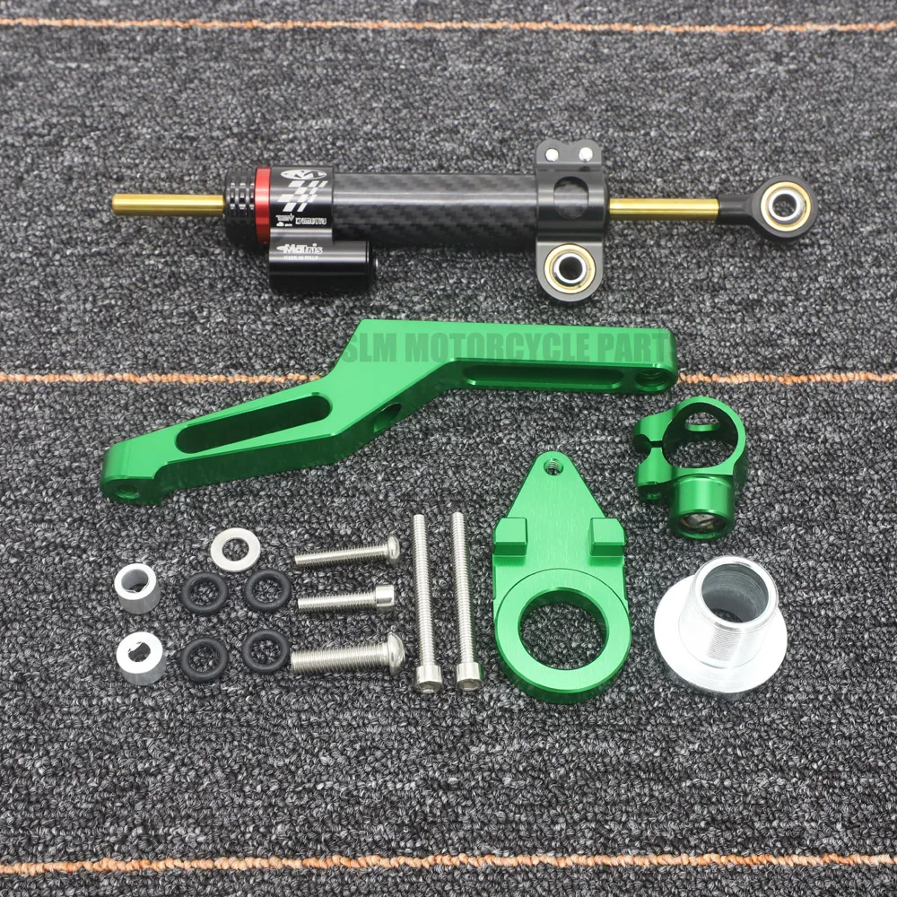 ZX-6R ZX6R CNC стабилизатор рулевого управления для мотоциклов Kawasaki 2009 - 2022 2021 2020 2019 2018