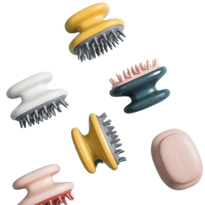 

Handheld ABS Scalp Shampoo Massage Brush Washing Shower Hair Comb Mini Head Meridian Massage Comb