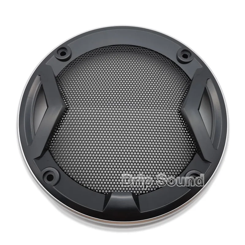 Сетчатая Крышка для автомобильного аудио декоративная круглая металлическая
